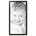 thumbnail image 2 of ArtToFrames 24" x 48" Honors Black with Silver Picture Frame, 24x48 inch Black Wood Poster Frame (WOM-5157),  Pack, 2 of 7