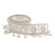 thumbnail image 3 of 2x Macrame borla flecos ribete cinta de coser adornos pancarta con lentejuelas para decoración para hogar boho, ropa, disfraces, Hugo ribete de flecos para coser, 3 of 7