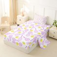 thumbnail image 2 of Manfei Girls Ball Games Twin Sheets,Tennis Stick Bedding For Girls,Cool Shade,3pcs,1 Fitted Sheet and 1 Pillowcase, 2 of 7