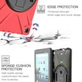thumbnail image 5 of Dteck Case For Amazon Fire HD8 10th Generation / Fire HD 8 Plus 2020 Tablet, Heavy Duty Three Layer Rugged Hybrid Shockproof Case with 360 Rotating Stand / Hand Strap, Red, 5 of 6