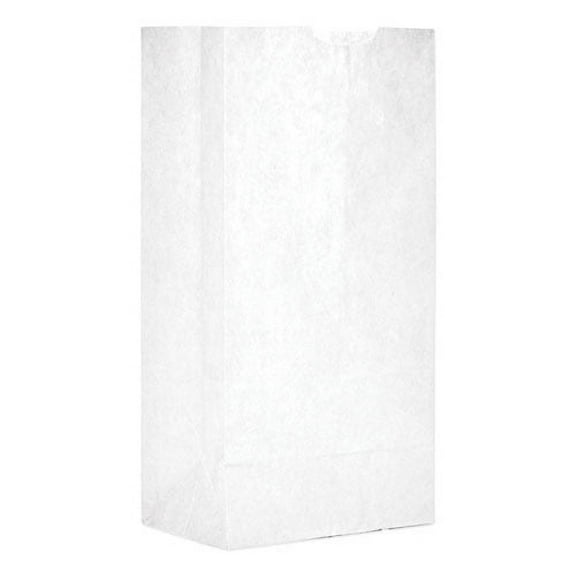 Grocery Paper Bags, 30 Lbs Capacity, #4, 5"w X 3.33"d X 9.75"h, White, 500 Bags | Bundle of 2 Bundles
