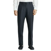 New Brooks Brothers Mens Navy Blue Regent Linen Flat Front Pants 38R Regular 8607-3