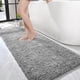 thumbnail image 1 of Alfombra de baño LOCHAS de microfibra gris, 60 x 180 cm, absorbente, 1 of 7