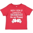 thumbnail image 3 of Inktastic Kickboxing Future Kickboxer Like Mommy Boys or Girls Toddler T-Shirt, 3 of 5