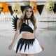 thumbnail image 2 of Disfraz Amscan Twisted Angel para mujer, talla L (10-12), blanco y negro, 2 of 2