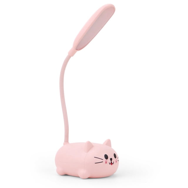POINTERTECK Lampe de Bureau Rechargeable en Forme de Chat Mignon Cochon Ours, Veilleuse de Lecture