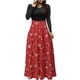 thumbnail image 1 of Vestidos Para Mujer Vestidos de Otoño Tallas Grandes Estampado Navideño Manga Larga Cuello Redondo Hasta El Tobillo Vestido Largo Odeerbi  ODB151626, 1 of 6