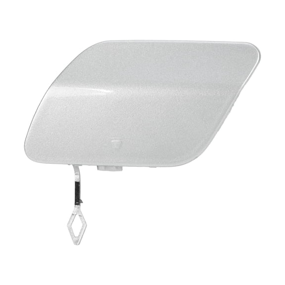 Cubierta del gancho de remolque del parachoques trasero derecho de Unique Bargains, tapa de gancho plateada, ajuste para Mercedes-Benz C-Class W205 2015-2020 No.A2058850224 - Paquete de 1