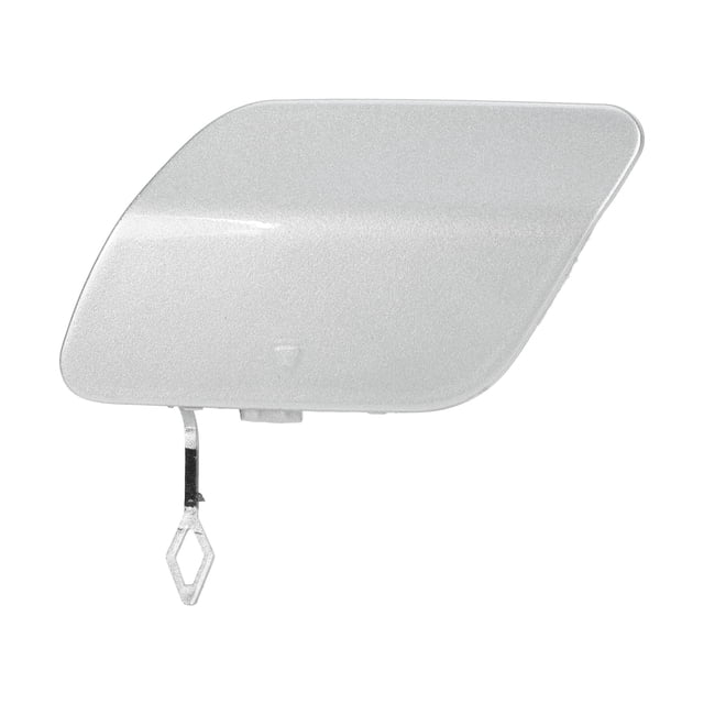 Cubierta del gancho de remolque del parachoques trasero derecho de Unique Bargains, tapa de gancho plateada, ajuste para Mercedes-Benz C-Class W205 2015-2020 No.A2058850224 - Paquete de 1