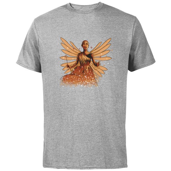 Disney Pinocchio The Blue Fairy - Short Sleeve Cotton T-Shirt for Adults - Customized-Athletic Heather