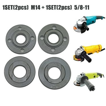 Set Flange Nut Thread 2x/kit M14 2x/kit 5/8-11 Angle Grinder Lock Metal
