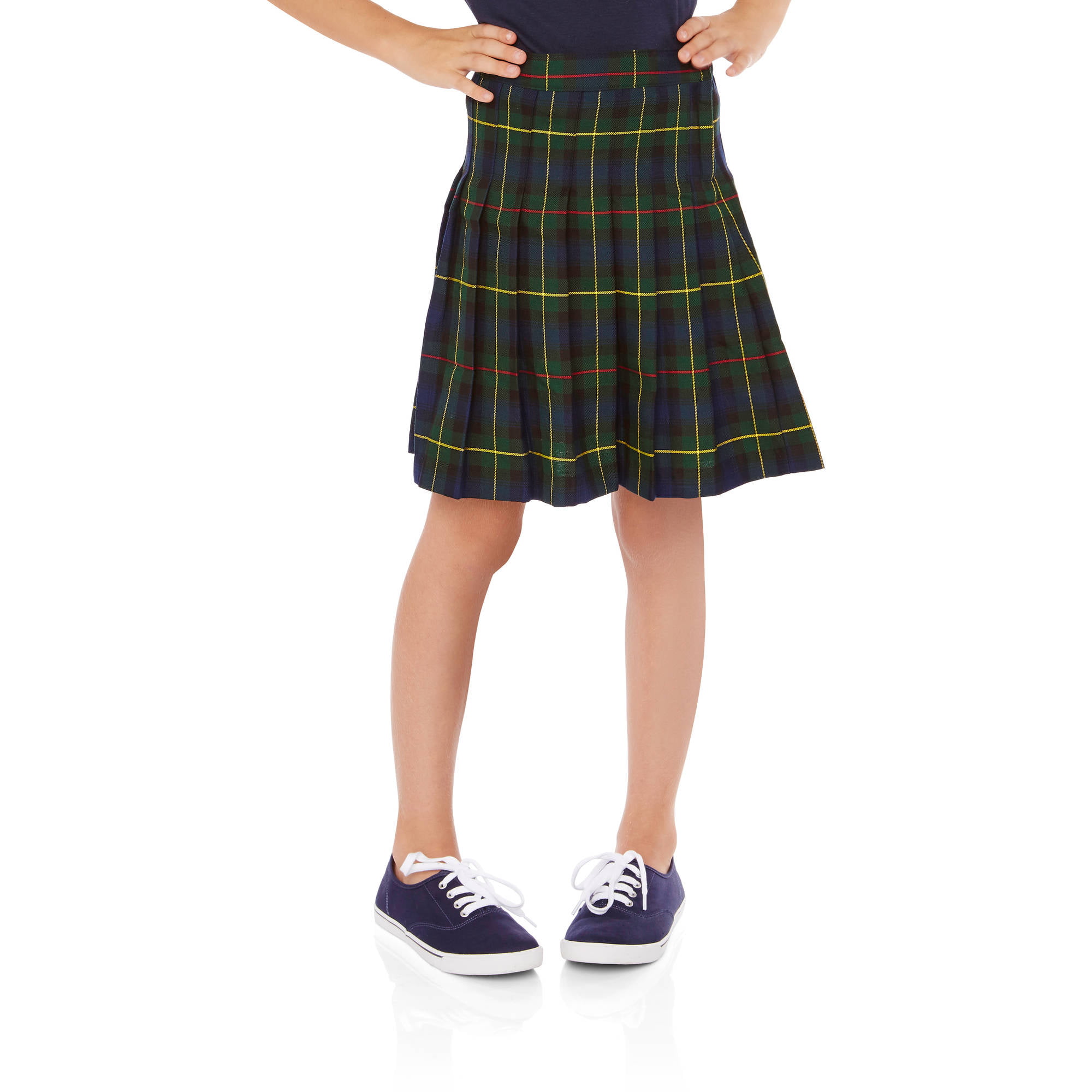 George Girls' School Uniforms, Parochial Plaid Skirt - Walmart.com