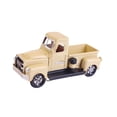 thumbnail image 3 of Camioneta navideña de estilo rústico vintage con diseño de coche y cesta de regalo. beige, 3 of 9