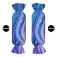 thumbnail image 2 of Salouo Swirl Blue And Purple Pattern Cute Bolster Pillow,Cylindrical Pillow Long Pillow for Bed Round Side Pillow for Knee/Leg/Neck ,- Length 24.4" x 9.8" Diameter, 2 of 8