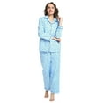 thumbnail image 1 of Apparonia Conjuntos de Piyamas Mujer 100% Algodón Francela Pétalo Celeste​ 3XL, 1 of 5