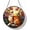 Orange Cat, variant on Stained Glass Style Red Cardinal Suncatcher - Winter Snow Bird Window Hanging - Christmas Memorial Decor & Sympathy Gift - "When Cardinals Appear"