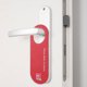 thumbnail image 4 of AURARMLET 2Ud Señal Para Puerta Doble En Cuero PU Rojo Para Habitaciones Y Oficinas, 4 of 6