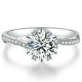 thumbnail image 3 of Fiudx Anillo de Seis Garras, Elegante Diseño Floral Bañado En Plata, Accesorio de Moda de Exquisita Artesanía, Perfecto para Bodas, Aniversarios y Cumpleaños, Ideal Como Regalo para Mujeres., 3 of 6