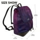 thumbnail image 2 of Balery Black Dark Blue Purple Mochila de Cuero para Mujeres, Gran Capacidad, Bolsa de Viaje Multifuncional, Mochila de Cuero y Bolsa de Hombro para Mujeres, 2 of 4