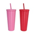 thumbnail image 4 of Vaso con Popote Prichos con Textura San Valentín Varios Modelos 1 Pieza, 4 of 4