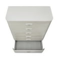 thumbnail image 6 of Michael Amini Eclipse 6-Drawer Wood & Marble Chest in Moonlight Gray, 6 of 11