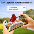 thumbnail image 3 of Smart Bird Feeder with Camera, AI Identify Bird Breed, Solar-Powered WiFi FHD 2K Live Camera, Auto Capture Backyard Garden Bird Watching, IP65,Motion Detection, Cloud and SD Card Storage, 3 of 14