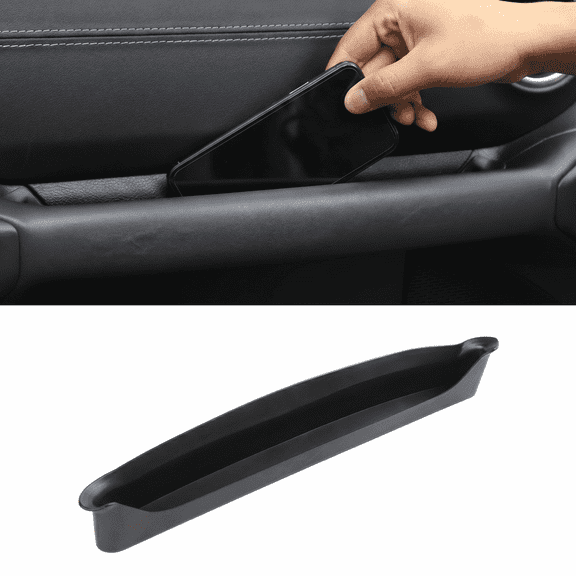 KAIRUI JL GrabTray Passenger Storage Tray Organizer Grab Handle Accessory Box for 2018-2023 Jeep Wrangler JL JLU & Jeep Gladiator JT, Interior Accessories, Black