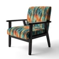 thumbnail image 3 of Designart "Popart Abstract Popsicle Parade I" Upholstered Striped Accent Chair and Modern & Contemporary Arm Chair - Multiple Color & Pattern, 3 of 7