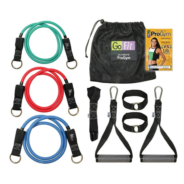 GoFit ProGym Ultime – Bande de Résistance à Domicile – Ensemble d'Entraînement Portable