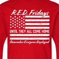 thumbnail image 4 of Inktastic R.e.d. Fridays Until They Come Home Remember Everyone Deployed Long Sleeve Youth T-Shirt, 4 of 5