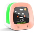 thumbnail image 1 of Kids Alarm Clock, Time to Wake Clock Toddlers Sleep Training Clock with Night Light Sound Machine Nap Timer, Cute Digital Clock for Kids Boy Girl, Christmas Birthday Gift, Pink, 1 of 6