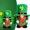 Vert, variante sur Décoration de la Saint-Patrick, Poupée en Peluche Verte de Printemps, Décorations Naines Irlandaises, Cadeau pour la Maison, Ornements de Table