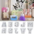 thumbnail image 2 of Aellinatey Versatile Silicone DIY Moulds Candle Holder Mold Capital Letter Shape for DIY, 2 of 20