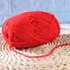 thumbnail image 5 of Hilo de algodón con leche de 50 g, grueso, tejido a mano, para ganchillo, lana, hilo cálido para suéteres, gorros, bufandas y proyectos DIY (rojo), 5 of 7