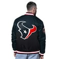 thumbnail image 2 of Men's Starter Navy Houston Texans Pass Rush Varsity Full-Snap Jacket, 2 of 2