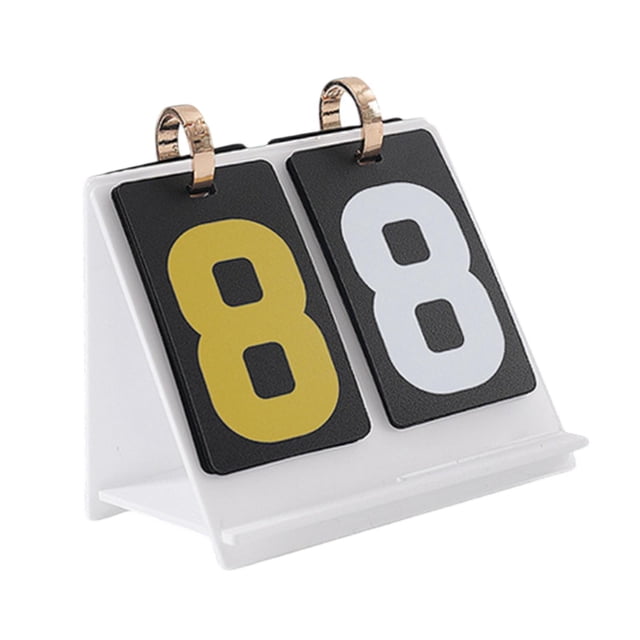 relayinert Card Game Scoreboard Lightweight Professional Record Score Board Competition White White 10.5x10.5x12cm