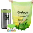thumbnail image 1 of Bolsas de basura compostables GreFusion 50 unidades 49 L, 1 of 7