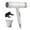 White, variant on Black Ionic Hair Dryer 1875W High Power Blow Dryer With Concentrator Nozzle And Bracket For Home Salon Travel 3 Heat 2 Speed Settings