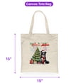 thumbnail image 5 of Merry Christmas and Happy New Year Santa Border Collie Holiday Xmas Winter 2025 Canvas Tote Bag Borders Dog Lovers Gifts Idea Reusable Shopping Grocery Bag - 00024, 5 of 5