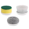 thumbnail image 1 of Brosse Électrique Multifonctionnelle Propre Rotation à 360 Degrés pour Kichen à la Maison (Blanc), 1 of 8