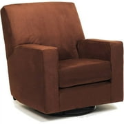 Newco Devon Microsuede Swivel Glider