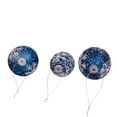 thumbnail image 2 of Kurt Adler 80MM Glass Ball, Onion, and Teardrop Ornaments with Snowflake, 3-Piece Set, 2 of 4
