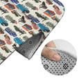 thumbnail image 5 of Xecao Train 2-Piece Vintage Seamless Anti-Skid Mat Set, featuring a stylish pattern for a safe and elegant toilet rug experience, 5 of 6