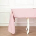 thumbnail image 2 of BalsaCircle 6 Pieces 60" x 102" Blush Rectangle Polyester Tablecloths Table Cover Linens, 2 of 7