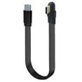 thumbnail image 6 of Flat USB Type C Cable 45W Fast Charging 480Mbps Data Transfer Flexible 90 Degree Bend For Tight Space Camera Accessories, 6 of 9