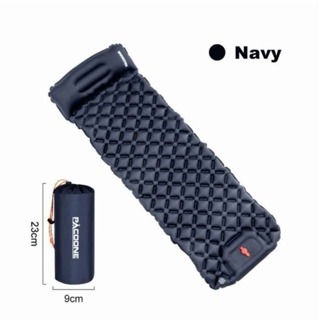 Matelas Gonflable Ultraléger avec Pompe Spatiale, Polymères de Voyage, Équipement de Camping pour la Randonnée et le Backpacking