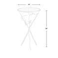 thumbnail image 7 of FirsTime & Co. Silver Bird And Branches Tripod Outdoor End Table, Glam, Painted, Other, Metal, 14 x 14 x 24 in, 7 of 7
