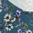thumbnail image 3 of CLOOCL Mid Sleeve Women T-Shirt Retro Daisy Printing Casual Tops Plus Size Blouse, 3 of 6