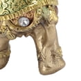 thumbnail image 2 of BIMZUC Small Elephant Statue Wealth Lucky Feng Shui Figurine Home Decor House Warming Present TV Cabinet Entryway Decoration Resin Green 4.72 inches / 12 cm for Living Room Bedroom Office Gift, 2 of 5