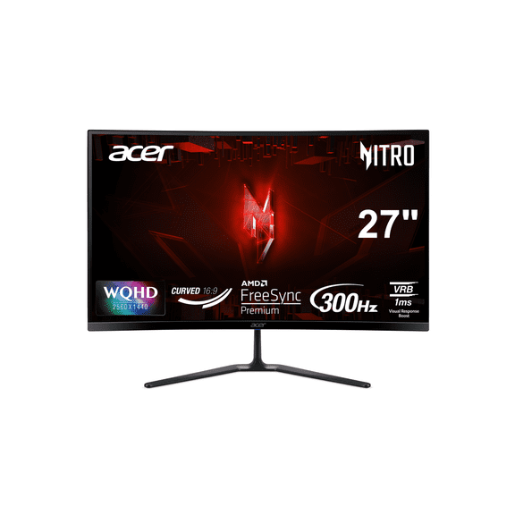 Acer Nitro 27" WQHD 300Hz 1ms 1500R Curved Widescreen VA Gaming Monitor